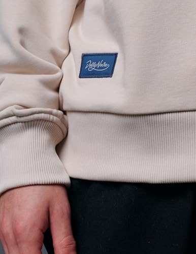 Sudadera Hashibira Inosuke beige unisex ligera y cálida de algodón 6