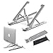 Produktbild Conpro Laptop Ständer Faltbarer, Belüfteter Aluminium Notebook Stand, Verstellbare Laptop Halterung, Universale Laptop Zubehör für MacBook,Huawei,Lenovo,Dell,HP, Alle Laptops Tablet iPad (10-18 Zoll)