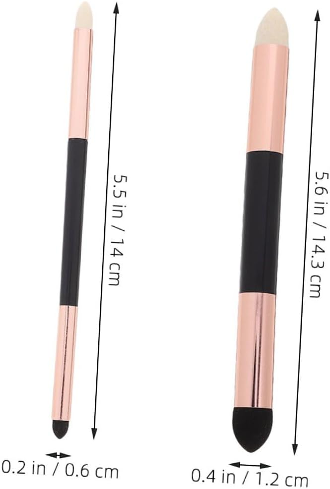 12pcs Artist Blending Sponge Pen Dual-Headed Sketching Detail Correcting Tool Washable Rubbing Sponge for Professional Art Supplies School Students