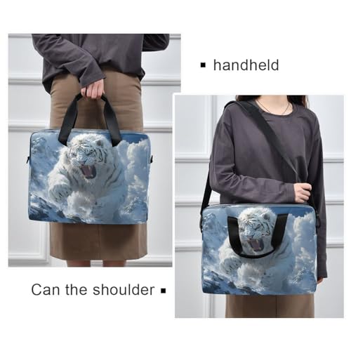 Maletín para portátil con diseño White Tiger miniatura 2