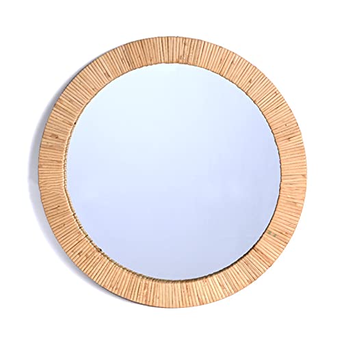 Espejos Decorativos de Pared Redondos Ratan Marca SYCARPET