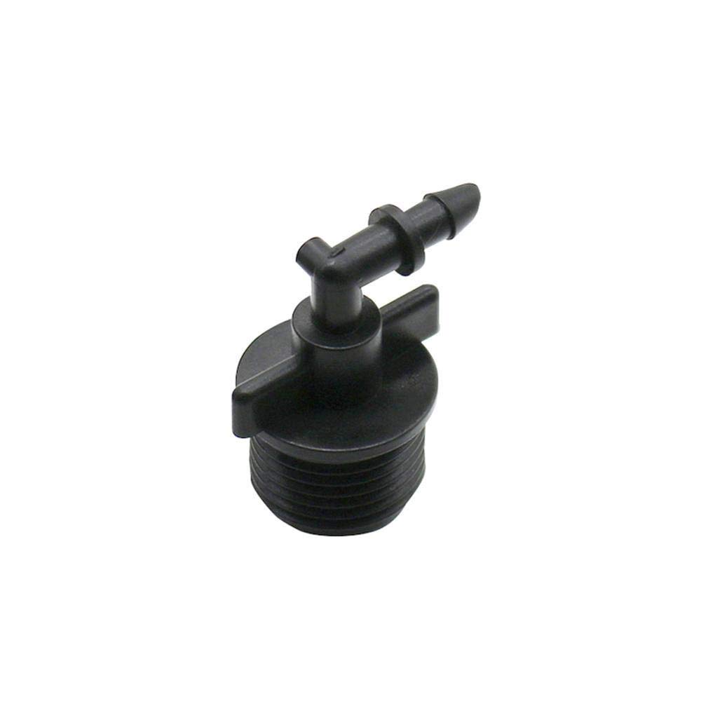 Raccordi per Tubi Flessibili perdite Thread Maschio da 1/2 "a 4mm Tee Elbow Connettore Giardino Giardino Tubo Flessibile per Acqua 4/7mm Hose Interface Connectors Irrigation Tool 100pcs