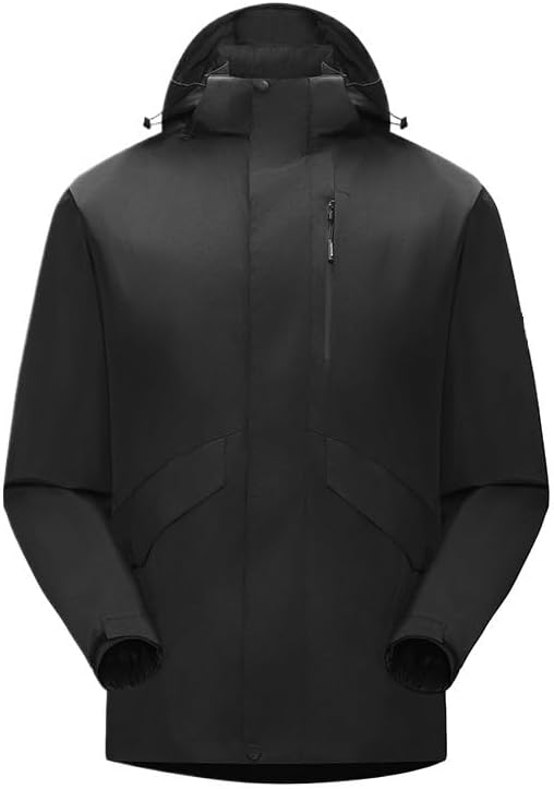 Mens Outdoor Waterproof Jacket Fall Spring American Style Casual Hiking Workwear Shell Jackets