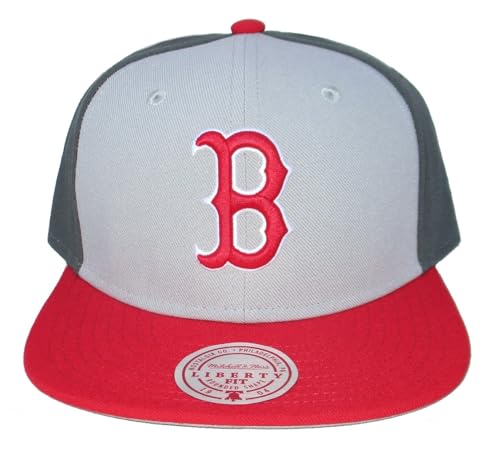 Mitchell & Ness Gorra Snapback Boston Red Sox Gris miniatura 2