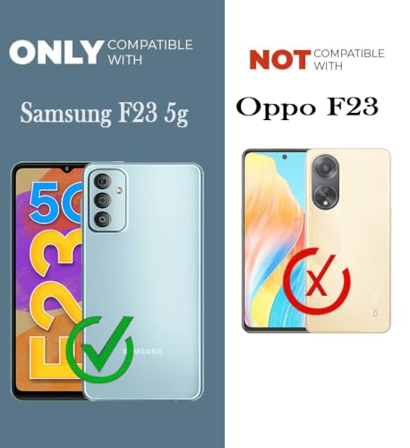 Image of Jkobi Lifetime Anti-Yellow Clear Back Cover Case for Samsung Galaxy F23 5G (Sleek Hard Crystal | Shockproof and Camera Protection)