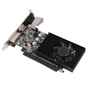 VBESTLIFE GT705 1 GB Grafikkarte, DDR3 64 Bit GPU, 810/1000 MHz PCIE 2.0 16X Gaming-Grafikkarte, Desktop-Computer-Grafikkart... für DirectX 12