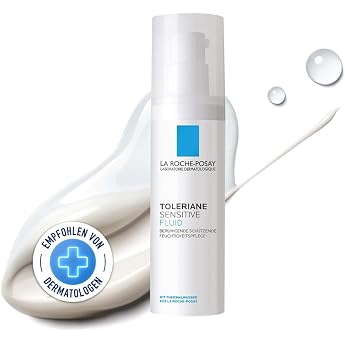 La Roche Posay facial fluid for oily and combination skin, intensely soothing, for 48 hours of moisture, with glycerin, niaci