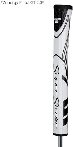 Miniatura 2 de SuperStroke Zenergy Pistol Tour Golf Putter Grip with No Taper Enhanced SPYNE Technology, New Multi-Zone Texturing and Tech-Port