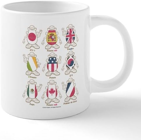 CafePress Mr. Potato Head Flags 20 Oz Ceramic Mega Mug 20 oz Ceramic Coffee Mega Mug