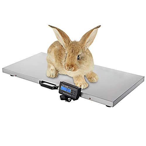 Báscula digital pesada para ganado 440 lbs acero inoxidable miniatura 3