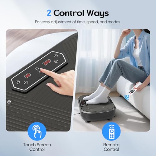 Plateforme vibrante 10 modes et écran tactile LED pour perte de poids efficace - 7