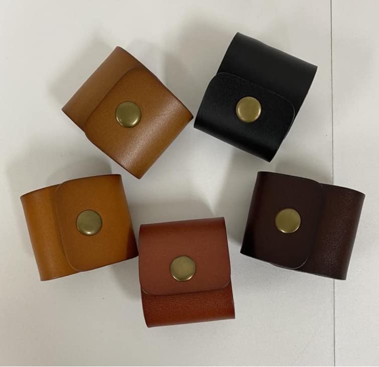 100% Genuine Leather Napkin Rings | Set of 4 | Table Decor | Leather Decor | Rustic Napkin Holders for Table Decor, Wedding, Dinner Party| Farmhouse | Rustic Leather Napkin Holder| Home Gift