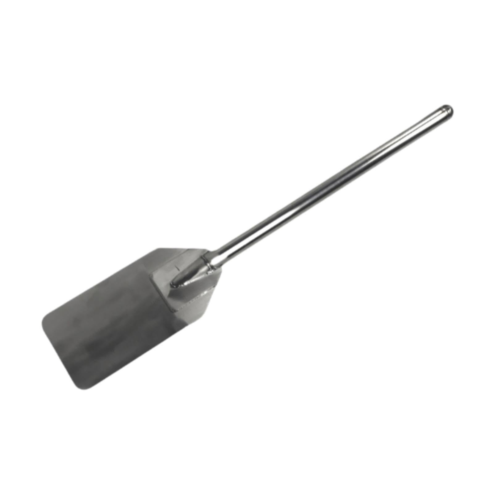 Paleta de Mezcla de Acero Inoxidable con Mango Largo Plana Extralarga Cuchara Robusta para Remover Barra de Mezcla Adecuado para Cocina, 30 in