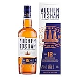 AUCHENTOSHAN 12 Years Old | Single Malt Lowland Scotch Whisky | Triple Distilled | Smooth Vanilla, Citrus & Toasted Almonds | Aged in ex Bourbon and Sherry Casks | 40 percent ABV | 70cl