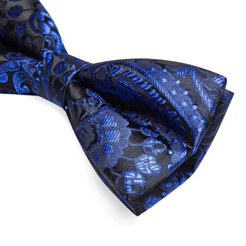 Corbata de moño para hombre para bodas y fiestas miniatura 5