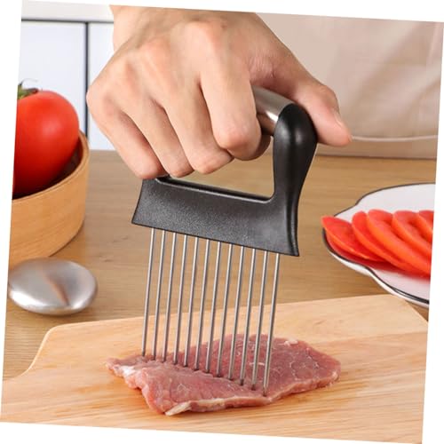Sujeta cebolla de acero inoxidable UKCOCO para cortar miniatura 4