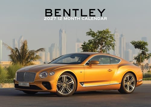 Calendario A3 2027 Bentley regalo ideal para coleccionistas de automovilismo