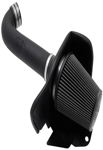 K&N Cold Air Intake System: Dry-Flow Air Filter, Increase Performance & Towing: Compatible with 2011-2025 Dodge/Jeep Durango, Grand Cherokee, 30-1563