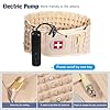 6xigouma Decompression Back Belt with Electric Inflatable Pump -Lumbar Support Belt for Lower Back Pain Relief, Air Traction Device Fits Waist Size 29-49 Inches，(Beige)