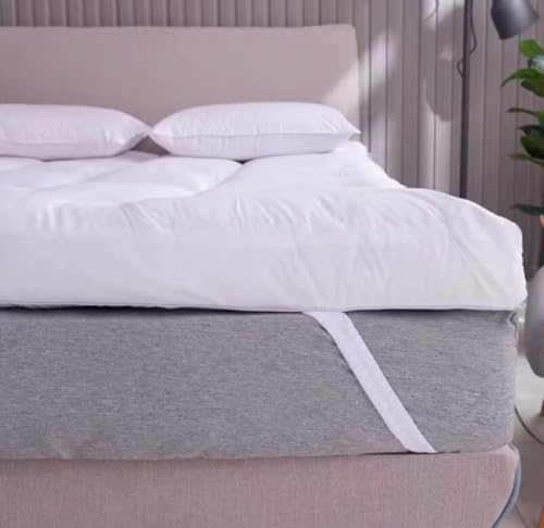 Pillow Top Casal 100% Fibra Siliconada 138x188cm - Micropercal 400 fios - Muito mais Conforto