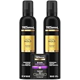 TRESemmé Shaping Mousse, Extra Hold 2-Pack – Moisturizing Hair Mousse for Sculpting, 24H Frizz Control + Keratin Mask