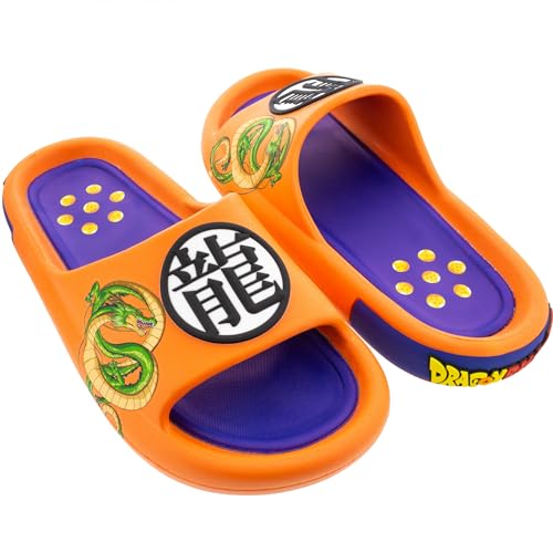 Ground Up Dragon Ball Z Shenron Cloud Comfort Foam DBZ Slide Sandal (US Footwear Size System Adult Men Numeric Medium 10)