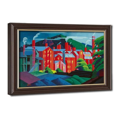 Toile Jersey Silkmills Oscar Bluemner 20x30 cm décor bureau