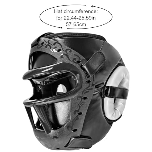 Casque de boxe avec protection faciale amovible pour éviter les blessures au sparring et MMA
