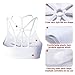 YIANNA Sports Bras for Women Cross Back Padded Sports Bra Medium Support Workout Running Yoga Bra, YA-BRA139-White-L
