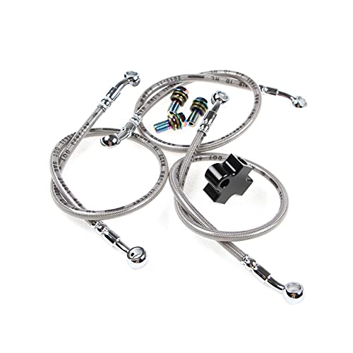 Hydraulic Brake Hose Line & T Connector Adapter for