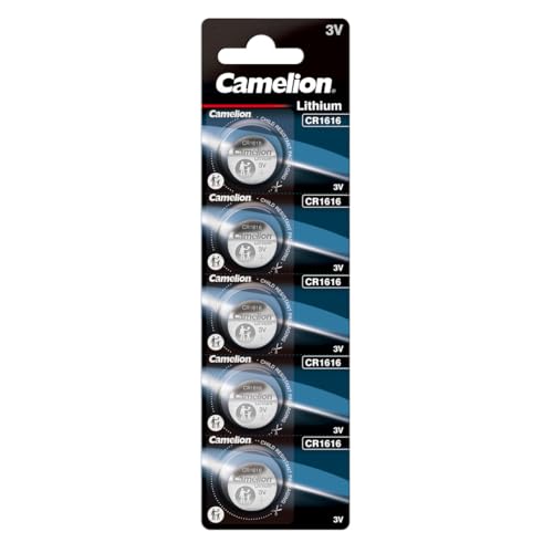 CAMELION Pack de 5 piles Camelion Lithium CR1616 3V