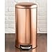 Price comparison product image Copper Pedal Bin 30L removeable inner bin for easy cleaning and non-slip base