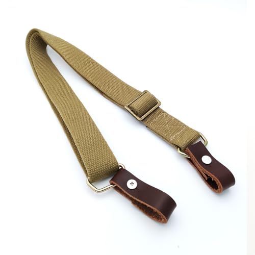 BVGD Type 56 Canvas Sling (Heavy Duty) SKS Shoulder Strap Leather Ends Vintage Style