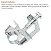 uxcell 10Pcs Conduit Hanger with Beam Clamp Fit for 3/4