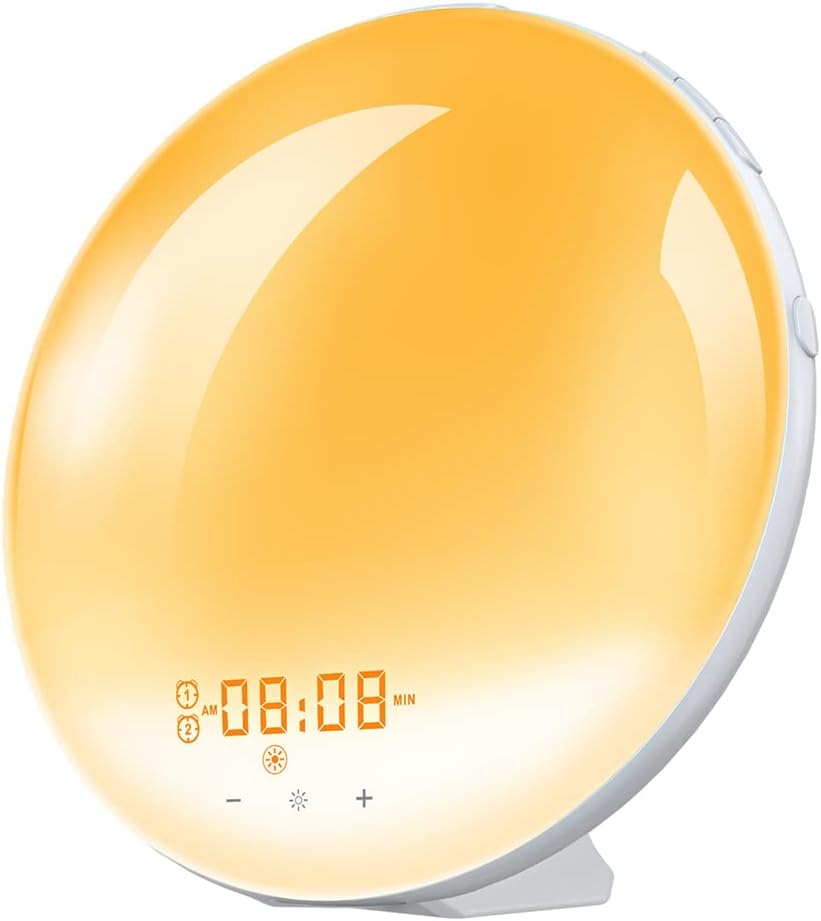 TUOKE Wake up Light Sunrise Alarm Clock Light with Sunrise/Sunset