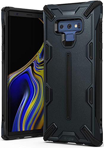 Ringke Dual-X Compatible with Galaxy Note 9 Case Heavy Duty Defense Shock Absorption Phone Cover for Galaxy Note9 - Slate Metal