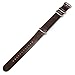 CIVO Genuine Grain Leather NATO Zulu Military Swiss G10 Watch Band Strap 18mm 20mm 22mm with Stainless Steel Buckle (Dark Brown, 22mm)