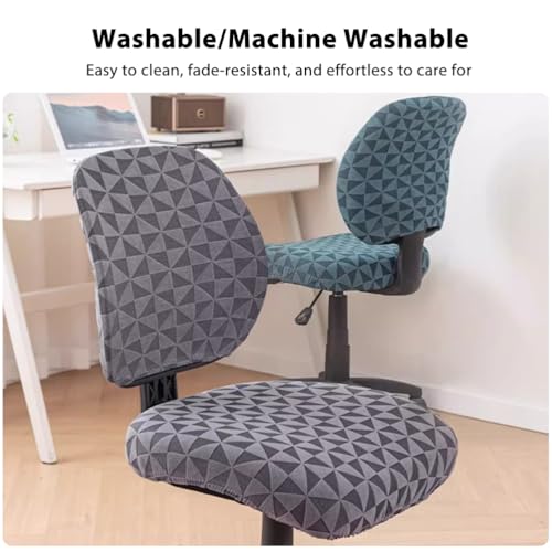 Housse de chaise de bureau universelle pour masquer l'usure du siege de bureau