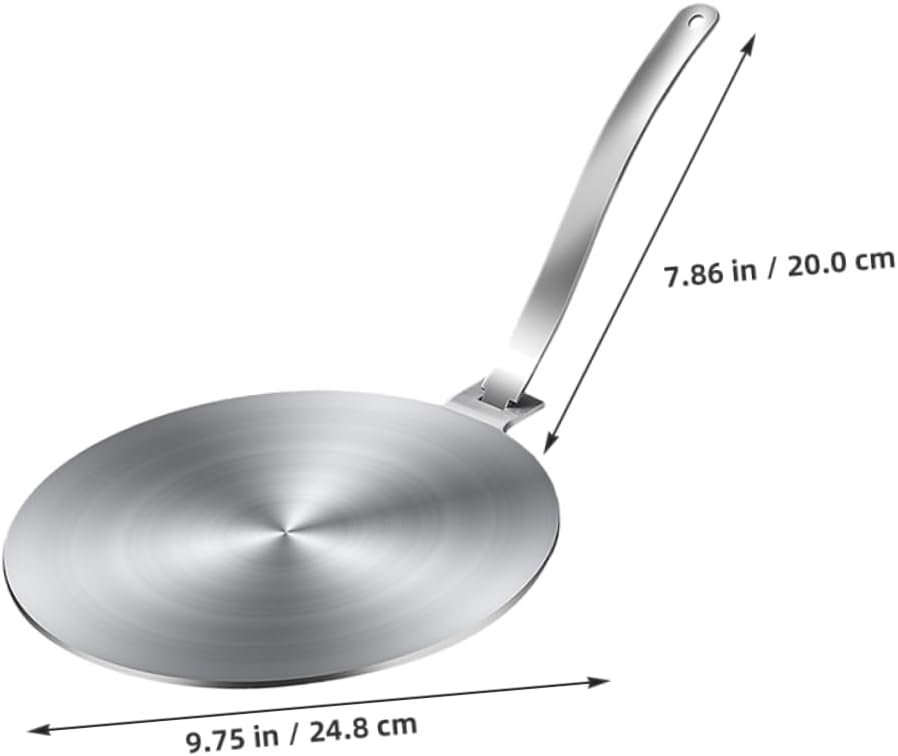Stainless Steel Heat Diffuser Plate for Induction Cooker Quick Heat Conduction Versatile Cooking Tool for Gas and Electric Stoves