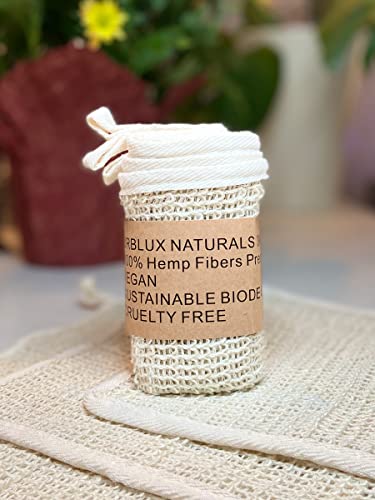 Urblux Hemp Washcloth Towel Set; 100% Natural Soft Hemp Bath & Shower Cloth thumb #4