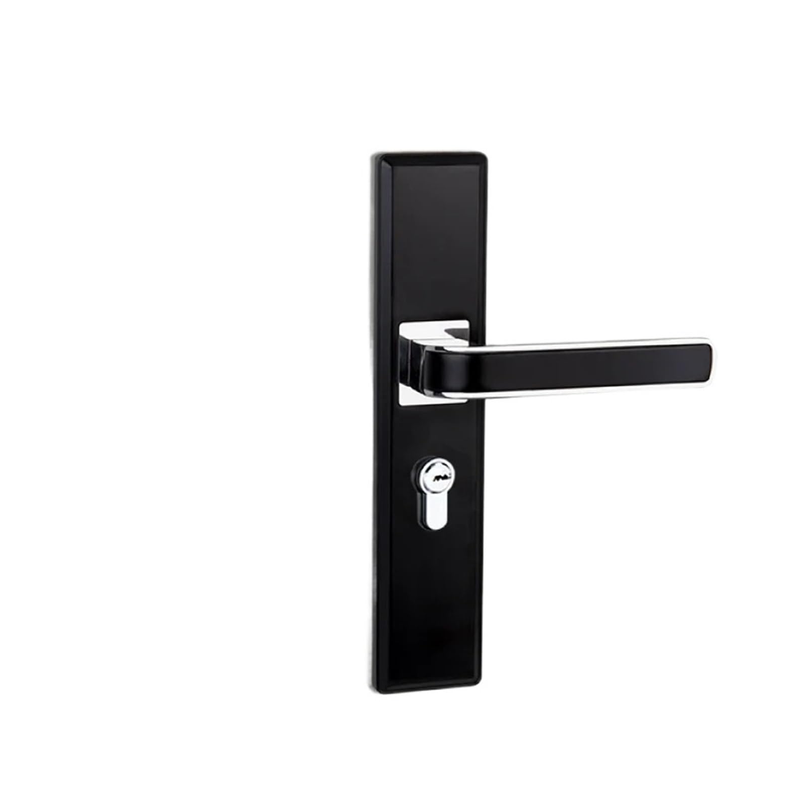 Indoor Door Lock, Zinc Alloy Interior Door Lock Set - Silent Wooden Handle for Bedroom Security and Privacy(A1-50mm)