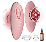 3 IN 1 SCHRÖPFMASSAGEGERÄT MIT EMS &AMP; ROTLICHT, ELEKTRISCHES VAKUUMMASSAGEGERÄT MIT 2 SAUGGLOCKEN, KÖRPER &AMP; GESICHTSMASSAGE, STRAFFENDE HAUT, ANTI-CELLULITE, HAUTSTRAFFUNG FÜR GESICHT, BAUCH, ARME