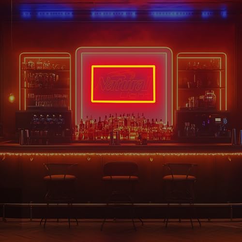 Image of Natural Neon Beer Signs for Wall Decor, Dimmable Neon Light for Business, USB Power LED Neon Sign for Home Bar Man Cave Garage, LED Neon Sign Wall Art Neon Light for Beer Pub
