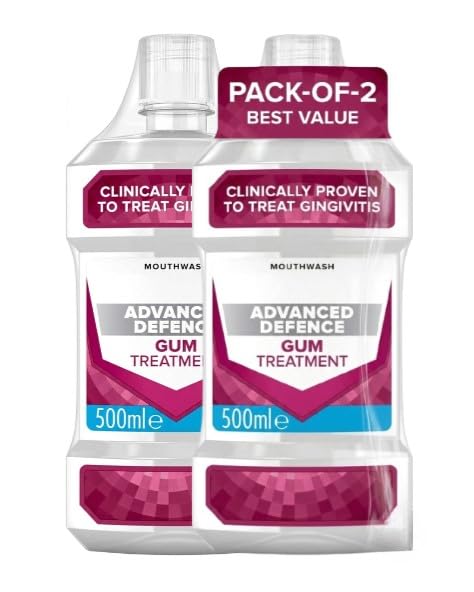 Advanced Defence Gum Treatment Mint Mouthwash 500ml | 16.9 Fl Oz *2 Pack Deal*