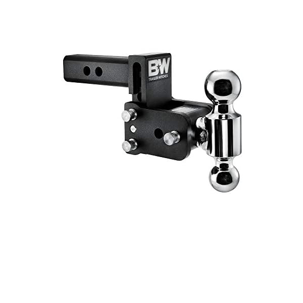 B&W Trailer Hitches Tow & Stow Adjustable Trailer Hitch Ball Mount