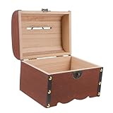 Rangement multifonctionnel : parfait pour organiser des bijoux, des documents, des livres et plus , coffre à souvenirs en bois, boîtes à