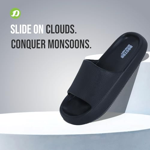 دكتور اكسترا سوفت شبشب كلاسيكي فائق النعومة للرجال مع وسادة قدم للبالغين | مريح وخفيف الوزن | انيق ومضاد للانزلاق | شبشب فليب فلوب مقاوم للماء والاستخدام اليومي للرجال والاولاد D-504