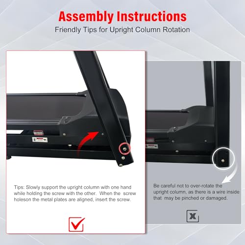 ECHANFIT Heavy Duty Treadmill for Home, 20% Auto Incline Treadmill 400 LB Capacity, 20" Wide Deck, 0.6-12 MPH, LED Display, Bluetooth Speaker, Foldable with App - Image 3