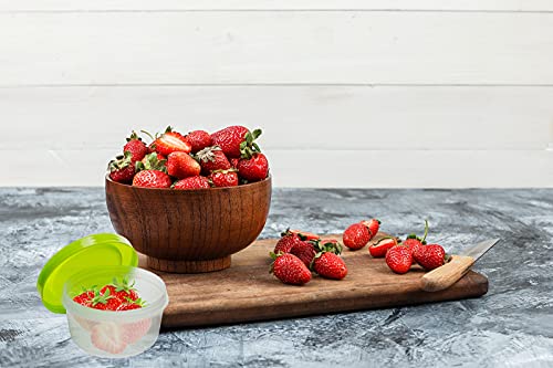 Decorrack 8 Pack 8 Oz Small Empty Plastic Storage Jars With Screw On Lids Round Wide Mouth Food Grade All Purpose Storage Containers For Kitchen, Art And Craft Storage Jars (Assorted) #TOP4