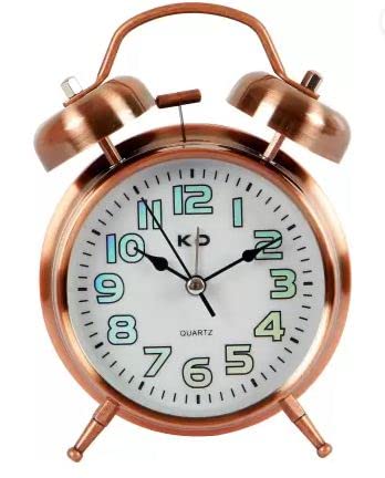 Kadio Analog Copper Clock